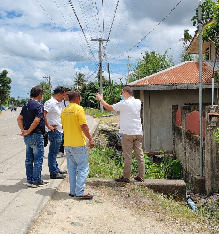 Mayor Inspects Accident-Prone Area in Barangay Candajec