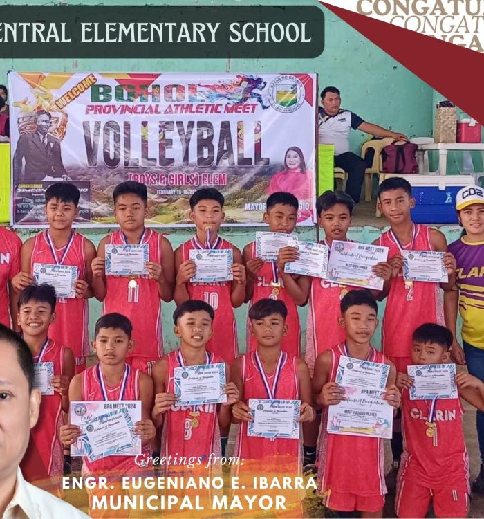 Congratulations Clarin Central Elementary School