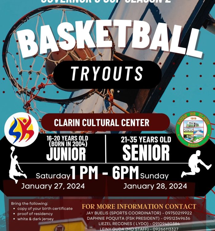 Governor’s Cup Season 2 Basketball Tryout Announcement