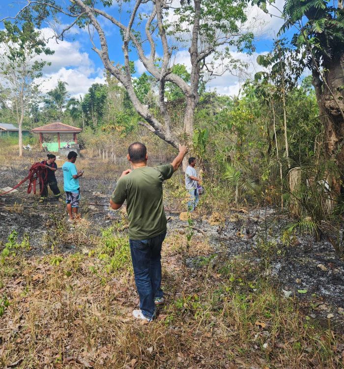 Grass Fire Sa Nahawan Cemetery